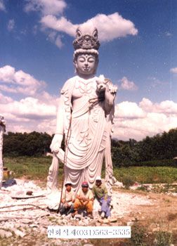 성관음상 20자(조성 과정)