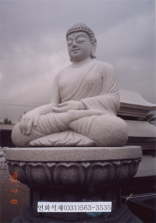 석가모니상 좌 7.0자 공장전시