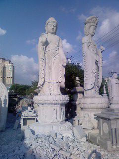 불상 작업 완료