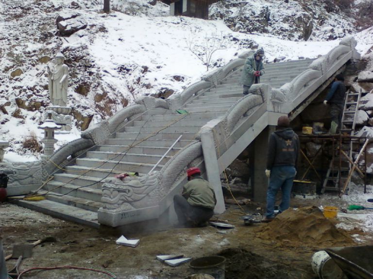 응화란야 쌍용계단 작업